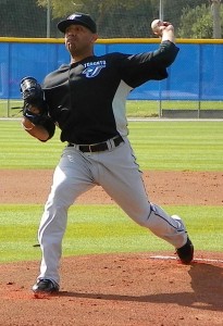 Here Ricky Romero in February of 2011 (RSEN file photo by: Eddie Michels)