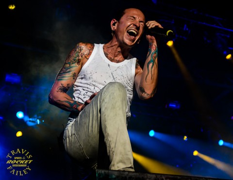 Linkin Park's Chester Bennington (photo Travis Failey / RSEN)