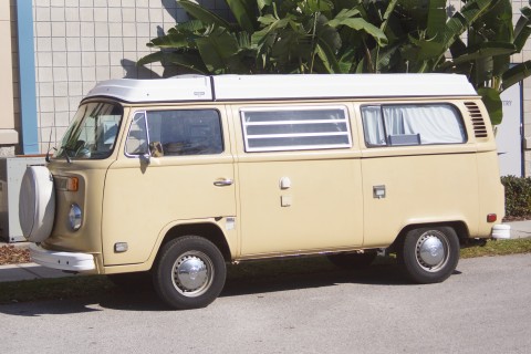 This yellow 1978 VW Bus is the humble abode of one Toronto Blue Jay LHP Daniel Norris.  Norris, a native of Kentucky, travels around the country sleeping in the van and getting a bit back to nature. (EDDIE MICHELS/PHOTO)