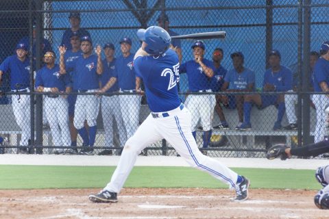 Prospect David Jacob Homers for the Second Game in a Row (EDDIE MICHELS PHOTO)